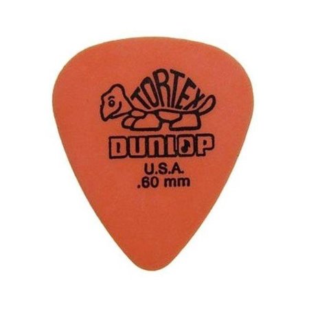 DUNLOP Dunlop 418R60-U 60 mm Tortex Guitar Pick; Orange - 72 Picks 418R60-U